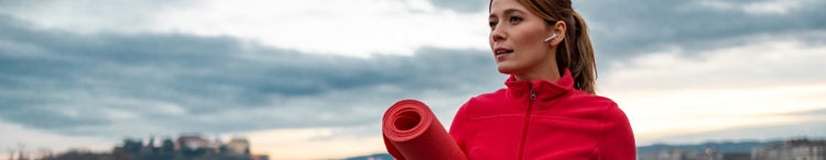 woman going to practice physical exercise