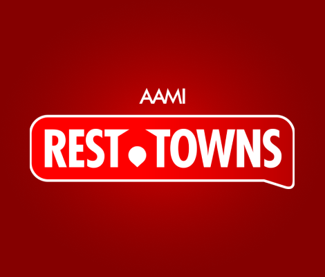 AAMI Rest towns logo