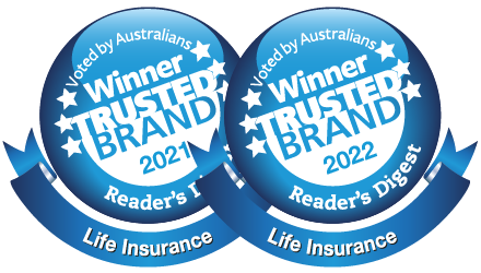 Readers digest award winner trusted brand life insurance 2021-22