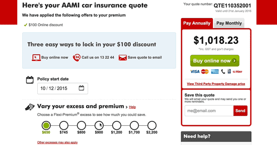 flexi-Premiums - Save $100s on Car Insurance with AAMI