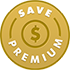 Save Premium badge