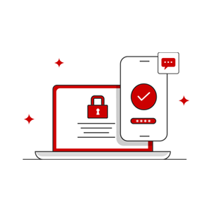 Illustration of laptop and smartphone