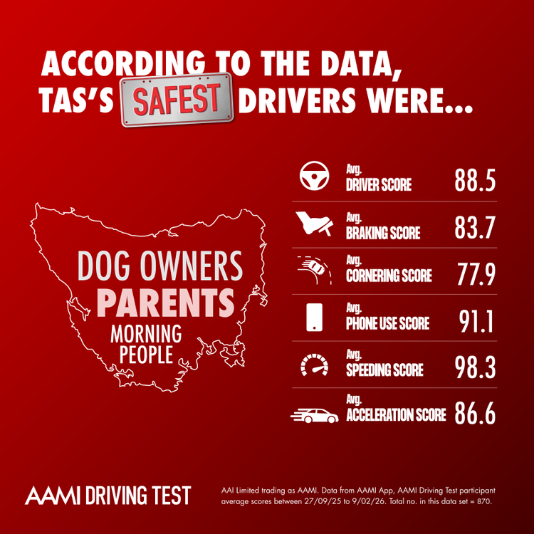According to the data, Tasmania&#39;s safest drivers were dog owners, parents, and morning people.